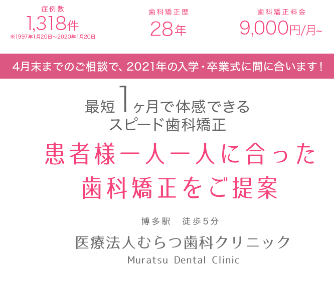 患者様一人一人に合った歯科矯正のご提案|医療法人むらつ歯科クリニック